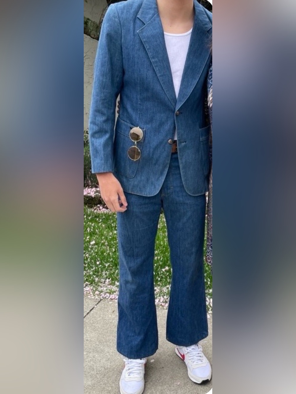 Vintage Denim Suit, Uptown Express by Lee